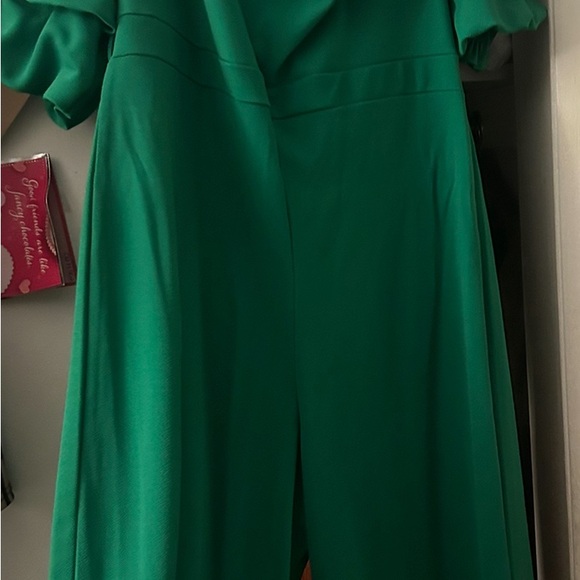 Green Jumper with a belt great for casual and Special ocasión - Picture 2 of 4